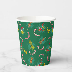 Dr. Seuss   De Grinch   Merry Grinchmas Pattern Papieren Bekers