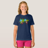 Dr. Seuss | De Grinch | Thans 1 Thing 2 Kerstmis T-shirt (Voorkant volledig)