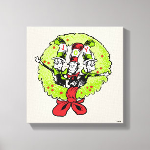 Dr. Seuss   De Grinch   Wanteskundige kerstfeestvr Canvas Afdruk