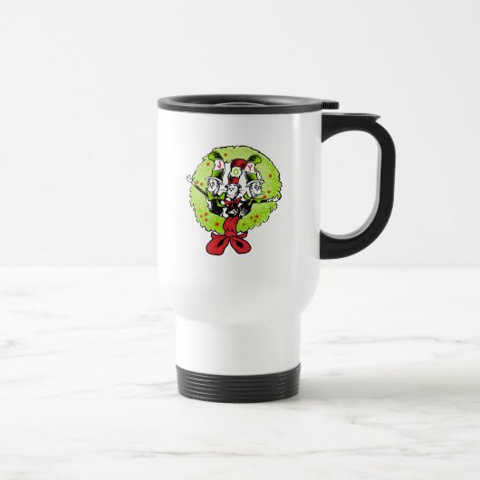 Dr. Seuss | De Grinch | Wie-dorp Kerstvreugde Reisbeker (Rechts)