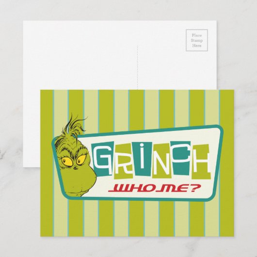 Dr. Seuss | De Grinch - Wie Ik? Briefkaart (Voorkant / Achterkant)
