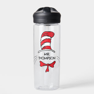 Dr. Seuss De Kat in de Hoed Aangepaste naam lera Waterfles