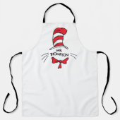 Dr. Seuss | De Kat in de Hoed Aangepaste naam voor Schort (Voorkant)