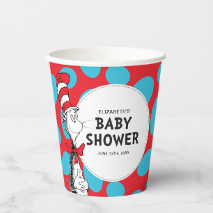 Dr. Seuss De Kat in de Hoed Baby Shower Papieren Bekers