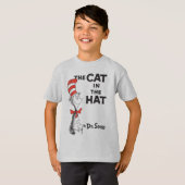 Dr. Seuss | De Kat in de Hoed Boek T-shirt (Voorkant volledig)