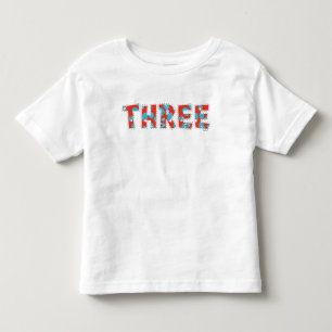 Dr. Seuss De Kat in de Hoed Derde Verjaardag Kinder Shirts