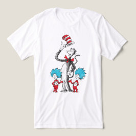 Dr. Seuss | De Kat in de Hoed, Ding 1 & Ding 2 Tri-Blend Shirt