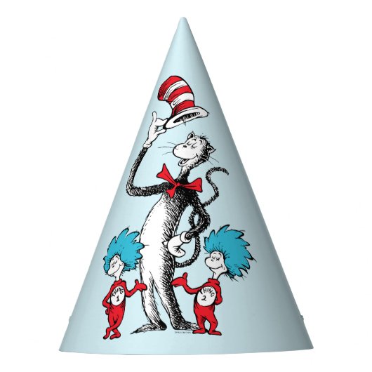 Dr. Seuss | De Kat in de Hoed, Ding Een & Ding Twe Feesthoedjes (Voorkant)