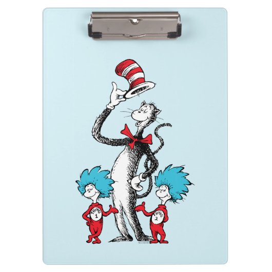 Dr. Seuss | De Kat in de Hoed, Ding Een & Ding Twe Klembord (Voorkant)