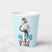 Dr. Seuss | De Kat in de Hoed, Ding Een & Ding Twe Papieren Bekers (Voorkant)