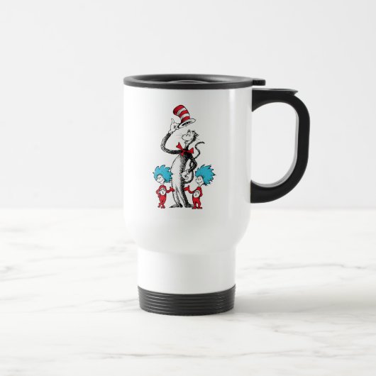 Dr. Seuss | De Kat in de Hoed, Ding Een & Ding Twe Reisbeker (Rechts)