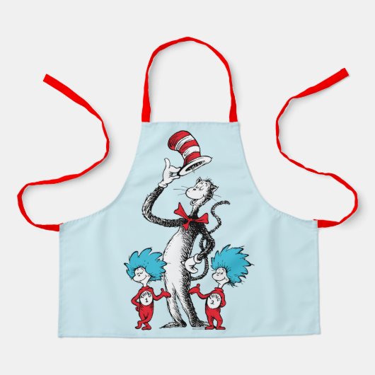 Dr. Seuss | De Kat in de Hoed, Ding Een & Ding Twe Schort (Voorkant)