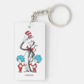 Dr. Seuss | De Kat in de Hoed, Ding Een & Ding Twe Sleutelhanger (achterkant)