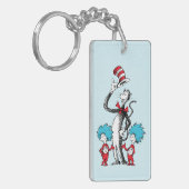 Dr. Seuss | De Kat in de Hoed, Ding Een & Ding Twe Sleutelhanger (Voorkant Links)