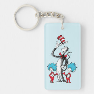 Dr. Seuss De Kat in de Hoed, Ding Een & Ding Twe Sleutelhanger