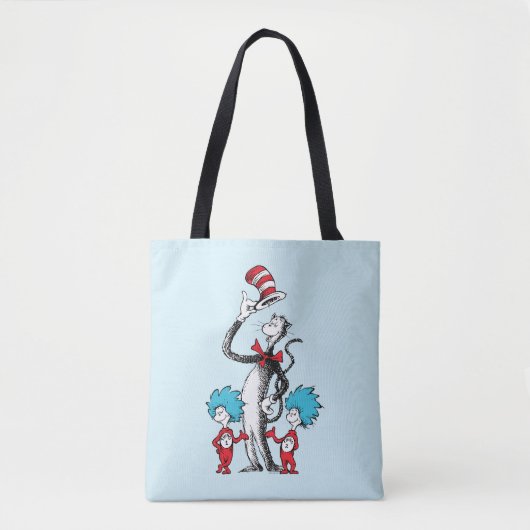 Dr. Seuss | De Kat in de Hoed, Ding Een & Ding Twe Tote Bag (Voorkant)
