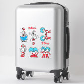Dr. Seuss | De Kat in de Hoed en Ding Een Ding Sticker (Koffer)