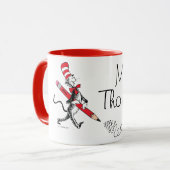 Dr. Seuss | De Kat in de Hoed Geschreven naam Mok (Voorkant links)