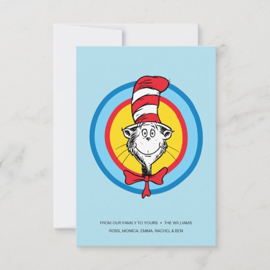 Dr. Seuss | De Kat in de Hoed Hoofd Grafisch Kaart (Voorkant)