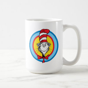 Dr. Seuss   De Kat in de Hoed Hoofd Grafisch Koffiemok