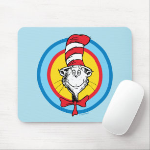 Dr. Seuss De Kat in de Hoed Hoofd Grafisch Muismat