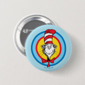 Dr. Seuss | De Kat in de Hoed Hoofd Grafisch Ronde Button 5,7 Cm (Voorkant /achterkant)