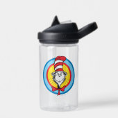 Dr. Seuss | De Kat in de Hoed Hoofd Grafisch Waterfles (Links)