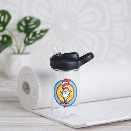 Dr. Seuss | De Kat in de Hoed Hoofd Grafisch Waterfles (Yoga)