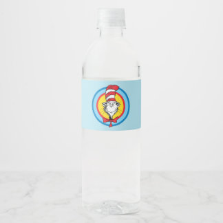 Dr. Seuss | De Kat in de Hoed Hoofd Grafisch Waterfles Etiket