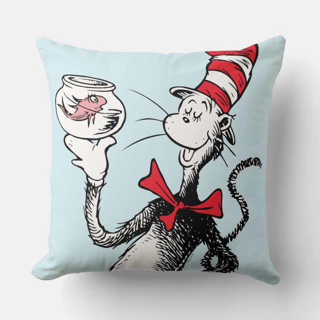Dr. Seuss | De Kat in de Hoed & Krinklebine Kussen (Voorkant)
