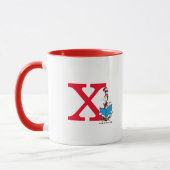 Dr. Seuss De Kat in de Hoed - Lezen Monogram X Mok (Links)