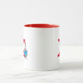 Dr. Seuss De Kat in de Hoed - Lezen Monogram X Mok (Midden)