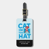 Dr. Seuss | De Kat in de Hoed Logo Bagagelabel (Voorkant verticaal)