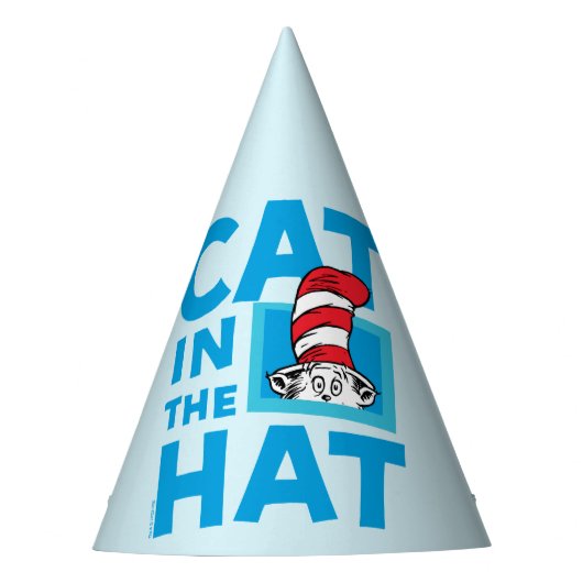 Dr. Seuss | De Kat in de Hoed Logo Feesthoedjes (Voorkant)