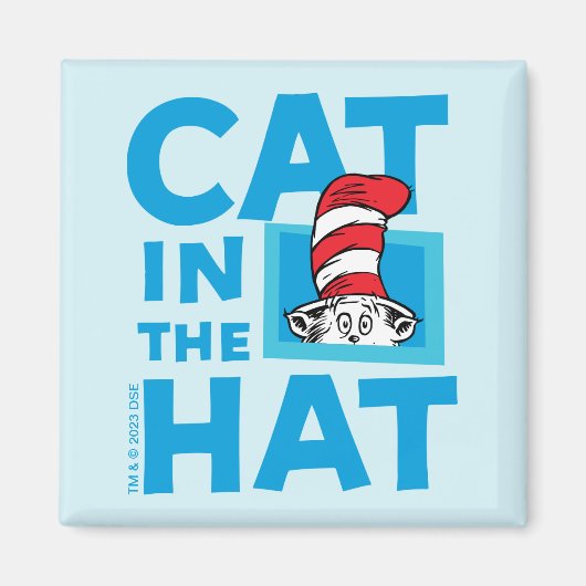 Dr. Seuss | De Kat in de Hoed Logo Magneet (Voorkant)