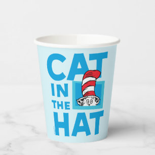 Dr. Seuss   De Kat in de Hoed Logo Papieren Bekers