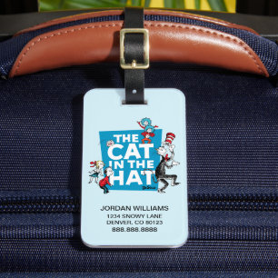 Dr. Seuss De Kat in de Hoed Logo - Personages Bagagelabel