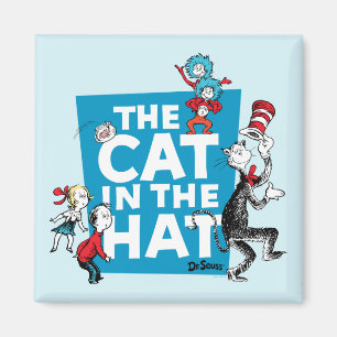 Dr. Seuss De Kat in de Hoed Logo - Personages Magneet