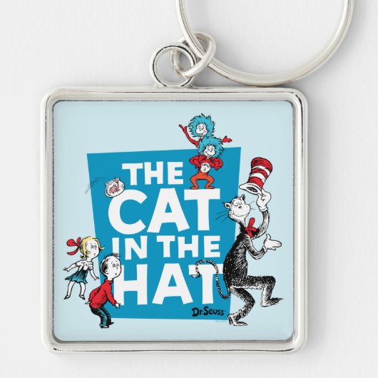 Dr. Seuss | De Kat in de Hoed Logo - Personages Sleutelhanger (Voorkant)