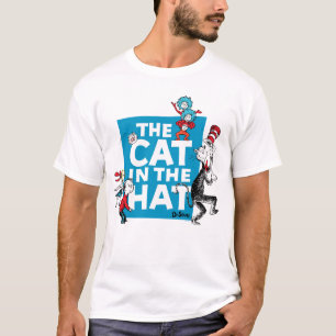 Dr. Seuss De Kat in de Hoed Logo - Personages T-shirt
