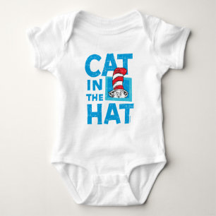 Dr. Seuss De Kat in de Hoed Logo - Vintage Romper