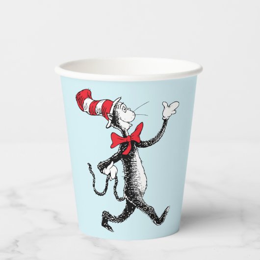 Dr. Seuss | De Kat in de Hoed Loopplank Papieren Bekers (Voorkant)