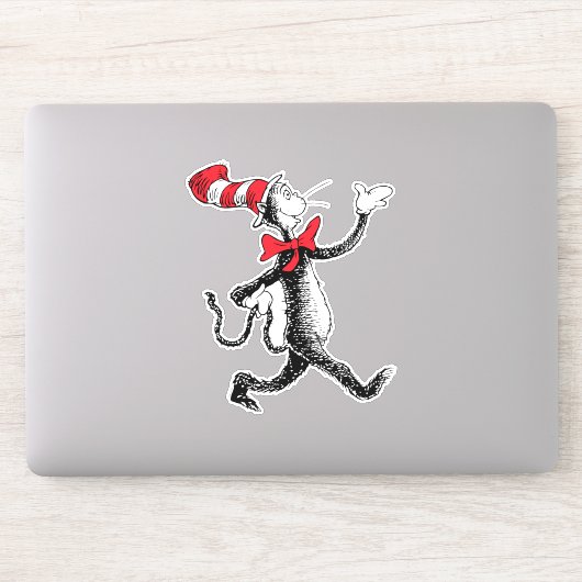 Dr. Seuss | De Kat in de Hoed Loopplank Sticker (Computer)