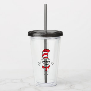 Dr. Seuss De Kat in de Hoed - Papa ik ben Acryl Drinkbeker
