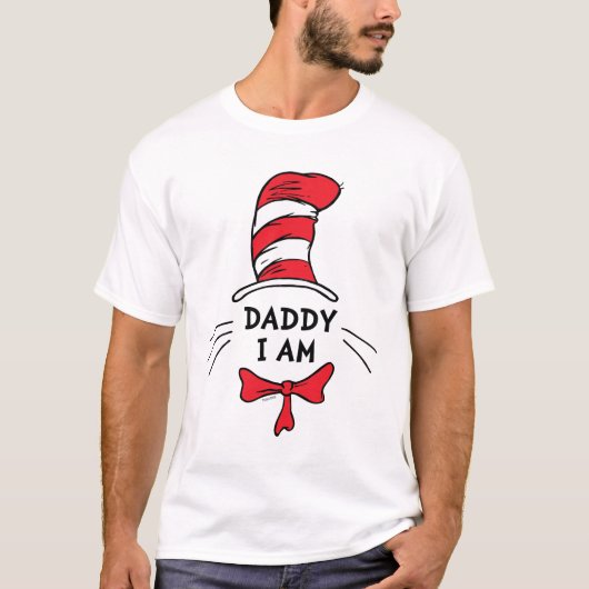 Dr. Seuss | De Kat in de Hoed - Papa ik ben T-shirt (Voorkant)