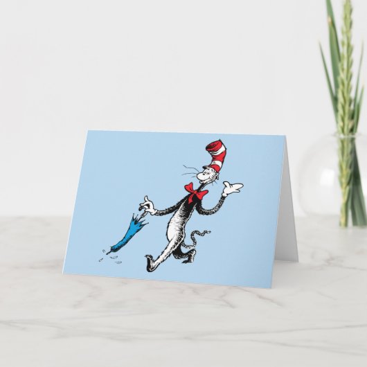 Dr. Seuss | De Kat in de Hoed Paraplu Wandel Kaart (Voorkant)