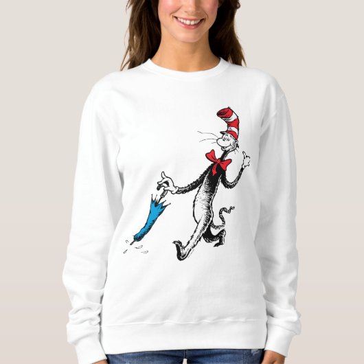 Dr. Seuss | De Kat in de Hoed Paraplu Wandel Trui (Voorkant)