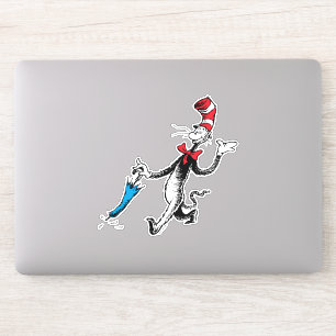 Dr. Seuss De Kat in de Hoed Paraplu Wandeling Sticker