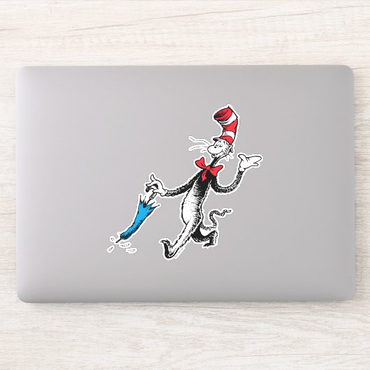 Dr. Seuss | De Kat in de Hoed Paraplu Wandeling Sticker (Computer)