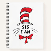 Dr. Seuss | De Kat in de Hoed - Sis I am Notitieboek (Voorkant)
